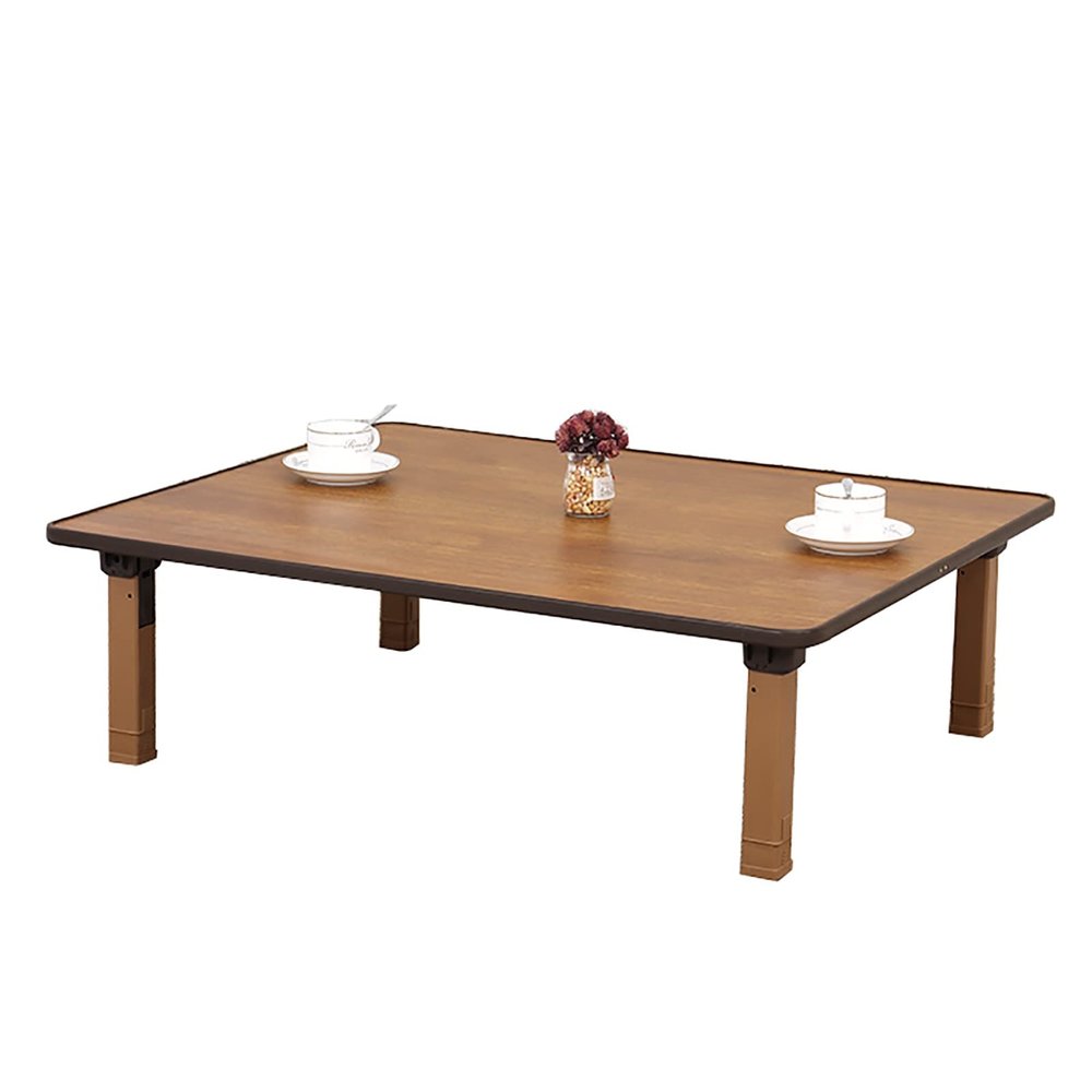 ZJYJFBY Folding Table, Japanese-Style Low Table/Dining Table/Study Table/Small Desk, for Tatami Bedroom Bay Window Tea Room, H30CM (Size : 70x50cm)
