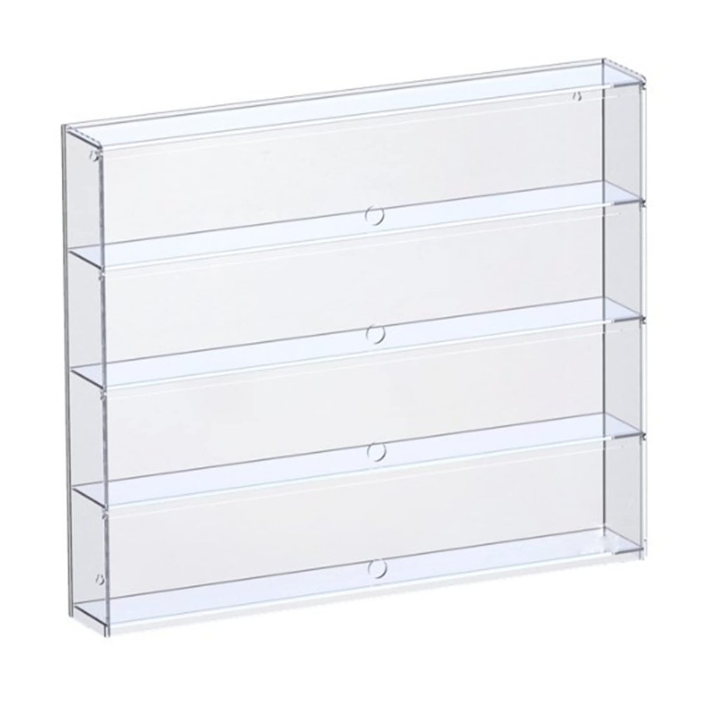 XUEHONG001 Display Clear Case, Protection Showcase, Clear Acrylic Dustproof Storage Case Stand Cube, Figures Perfumes Crafts Protection Organizer Countertop Box, Can Wall Mounted