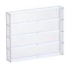 XUEHONG001 Display Clear Case, Protection Showcase, Clear Acrylic Dustproof Storage Case Stand Cube, Figures Perfumes Crafts Protection Organizer Countertop Box, Can Wall Mounted view 1