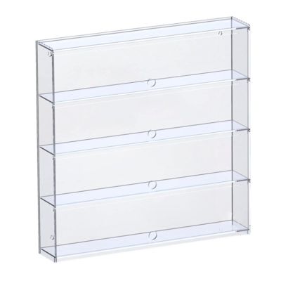 XUEHONG001 Display Clear Case, Protection Showcase, Clear Acrylic Dustproof Storage Case Stand Cube, Figures Perfumes Crafts Protection Organizer Countertop Box, Can Wall Mounted