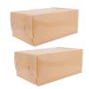 Zerodeko 2pcs Transparent Sturdy Drawer Type Footwear Storage Case for Men Stackable Design for Neat Organization Thickened for Home Office Use view 1