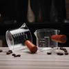 70 75ml Heat Resisting Glass Espresso Measuring Cup Double Mouth Glass Milk Jug with Handle Glass Scale Measure Mugs view 3