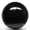 4.1" 3.6LBs Black Agate Carved Sphere Polished Chalcedony Gemstone Crystal Mineral Specimen Ball - India + Stand view 3