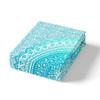 Castle Fairy Hippie Mandala Duvet Cover for Boys,Girls Teal Gradient Comforter Cover Full Size,Indian Hippie Bedding Set Kids Teen Room Decor Bed Cover,Chic Exotic Bedclothes with Zipper(No Comforter) view 4