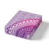 Hippie Mandala Duvet Cover for Boys,Girls Purple Pink Gradient Comforter Cover Full Size,Indian Hippie Bedding Set Kids Teen Room Decor Bed Cover,Chic Exotic Bedclothes with Zipper(No Comforter) view 4