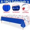 Baseball Party Decorations, Disposable 7 and 9 Plates Napkins Tablecloth Set, 61 Pcs Baseball Party Decor for Baseball Fans Birthday Party, Sports Party Supplies(Serve 20, B) view 3