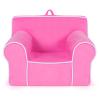 Costzon Kids Couch, Toddler Soft Sofa Chair w/Removable & Washable Velvet Surface for Preschool, Play Room, Nursery, Kindergarten, Toddler Sofa Couch for 0-5 Year Old Boys Girls Birthday Gift view 1