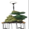 Ebros Gift Whimsical Summer Adventures Green Frog Mother with Babies Family Crouching On Lily Pads by Pond Resonant Tube Wind Chime Sculpture Outdoors Garden Lawn Patio Home Pool Deck Accent Decor view 3