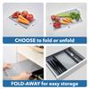 BTH 24" Extra Wide Foldable Dish Drying Mat for Kitchen Countertop, Made In Korea, Heat-resistant Premium Non-slip Silicone Mat, Large Dish Drainer Mat, Compact Folding Sink Liner Dishwasher Safe view 4