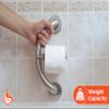HEALTHCRAFT Plus Toilet Paper Holder & Grab Bar 14.3" - Brushed Stainless view 3