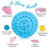 Scala Cellulite Massager Silicone, Bath Scrubber for Smoother Skin Aqua view 3