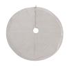 HGTV Home Collection Quilted Velvet Tree Skirt, Ivory, 60in view 1