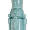 National Tree Company HGTV Home Collection Resin Christmas Themed Nut Cracker, Polyresin and Stone Powder, ICY Blue, 18in view 3