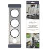 Sanni Shoo Drip.it+ | Stainless Steel Sink Caddy | 3-Bottle Holder with Silicone Rings | Sodastream Aqua Fizz Compatible | Drainer & Organizer view 3