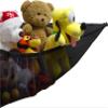 Simple Houseware 2 Pack Stuffed Animal Toy Hammock Net, Corner Wall Storage for Kids Room, Black view 3
