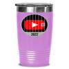 2022 Youtube Jail Tumbler for Influencer Prison Cell Inmate Funny Social Media Memes Birthday Christmas Ideas 20 or 30oz Hot Cold Cup Coffee Mug Men W view 1