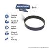 Replacement Part for Bissell 3200 Upright Style 8,14 Vacuum Cleaner Lift Off Belt 4PK (Generic) # Compare to Part 18002 view 2