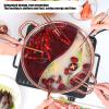 Divided Hot Pot Pan, Alvinlite Stainless Steel Mandarin Duck Pot Kitchen Soup Cooking Tool for Home (rose gold) view 3