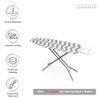 Encasa XO Ironing Board Cover and Pad 49"x18" Standard Size - Thick 3mm Felt Padded Iron Board Cover with Padding, Scorch & Stain Resistant Cotton, Heavy Duty Drawstring, Snug Fit - Zig Zag view 3