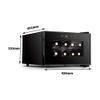 JW-YZJW Freestanding Wine Cooler, Mini Constant Temperature Wine Cabinet, Tempered Glass, Compact Mini Wine Fridge 8 Bottle Capacity, Digital Control view 2