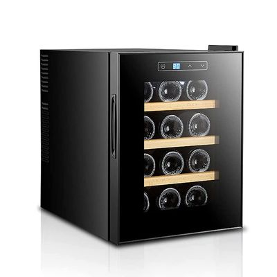 JW-YZJW 12 Bottles Wine Storage Cabinets, Constant Temperature Wine Cabinet, Small Mini Air-Cooled Wine Cabinet, Household Moisturizing Cabinet