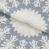 BLUENILEMILLS BNM Cotton Blend, Matching Pillow Shams, Light Weight Blanket, Classic Medallion Bedspread Set, Twin, Cerulean Blue view 2