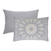 BLUENILEMILLS BNM Cotton Blend Matching Pillow Shams, Light Weight Blanket, Classic Medallion Bedspread Set, Full, Slate Blue view 3