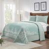 BLUENILEMILLS BNM Cotton Blend Vintage Medallion Bedspread Set - Luxurious Quilt, All-Season Comfort, Machine Washable, Twin, Turquoise view 1
