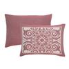 BLUENILEMILLS BNM Cotton Blend Vintage Medallion Bedspread Set - Luxurious Quilt, All-Season Comfort, Machine Washable, Queen, Berry Red view 3