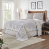 BLUENILEMILLS BNM Cotton Blend Vintage Medallion Bedspread Set - Luxurious Quilt, All-Season Comfort, Machine Washable, Twin, Slate Blue view 1
