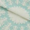 BLUENILEMILLS BNM Cotton Blend Matching Pillow Shams, Light Weight Blanket, Classic Medallion Bedspread Set, Queen, Turquoise view 2