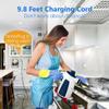 Handheld Pressurized Steam Cleaner, Multi-Surface All Natural Steamer for Cleaning, Portable Upholstery Steamer Cleaner with 9-Piece Accessories for Kitchen, Bathroom, Windows, Car Seat, Sofa, Floor view 2