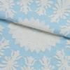 BLUENILEMILLS BNM Cotton Blend Matching Pillow Shams, Light Weight Blanket, Classic Medallion Bedspread Set, Twin, Aqua view 2