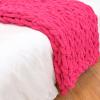 BAILR Chunky Knit Blanket Throw 7998inch, Cozy Throw Blankets, Crochet Knitted Blanket for Bed, Couch, Sofa, Chair and Snuggles (F 200250cm) view 1