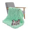 BAILR Chenille Chunky Knit Throw Blanket 3951inch, Large Soft Knit Throw Blanket Throw for Warmth, Perfect for Bed, Couch, Sofa, Chair and Snuggles (H 100130cm) view 1