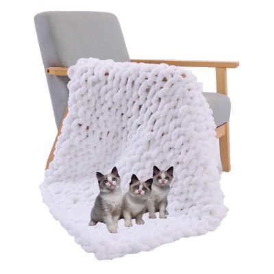 BAILR Chenille Chunky Knit Throw Blanket 7998inch, Large Soft Knit Throw Blanket Throw for Warmth, Perfect for Bed, Couch, Sofa, Chair and Snuggles (I 200250cm)