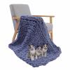 BAILR Chenille Chunky Knit Throw Blanket 7998inch, Large Soft Knit Throw Blanket Throw for Warmth, Perfect for Bed, Couch, Sofa, Chair and Snuggles (A 200250cm) view 1