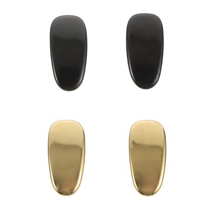 4pcs Glasses Nose Pads Metal Stand Nose Pads for Glasses Gold Glasses Eyeglass Accessories Glasses Holder Stand Gold Frames Glasses Repair Golden Retriever Titanium Suite