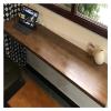 AYLYHD Industrial Rustic Wall-Mounted Table, Wooden Fold-Down Work Table, Workbench,Study Table, Space Saving Wall Mounted Bar Tables, Dining Table, Pine Wood Table view 1