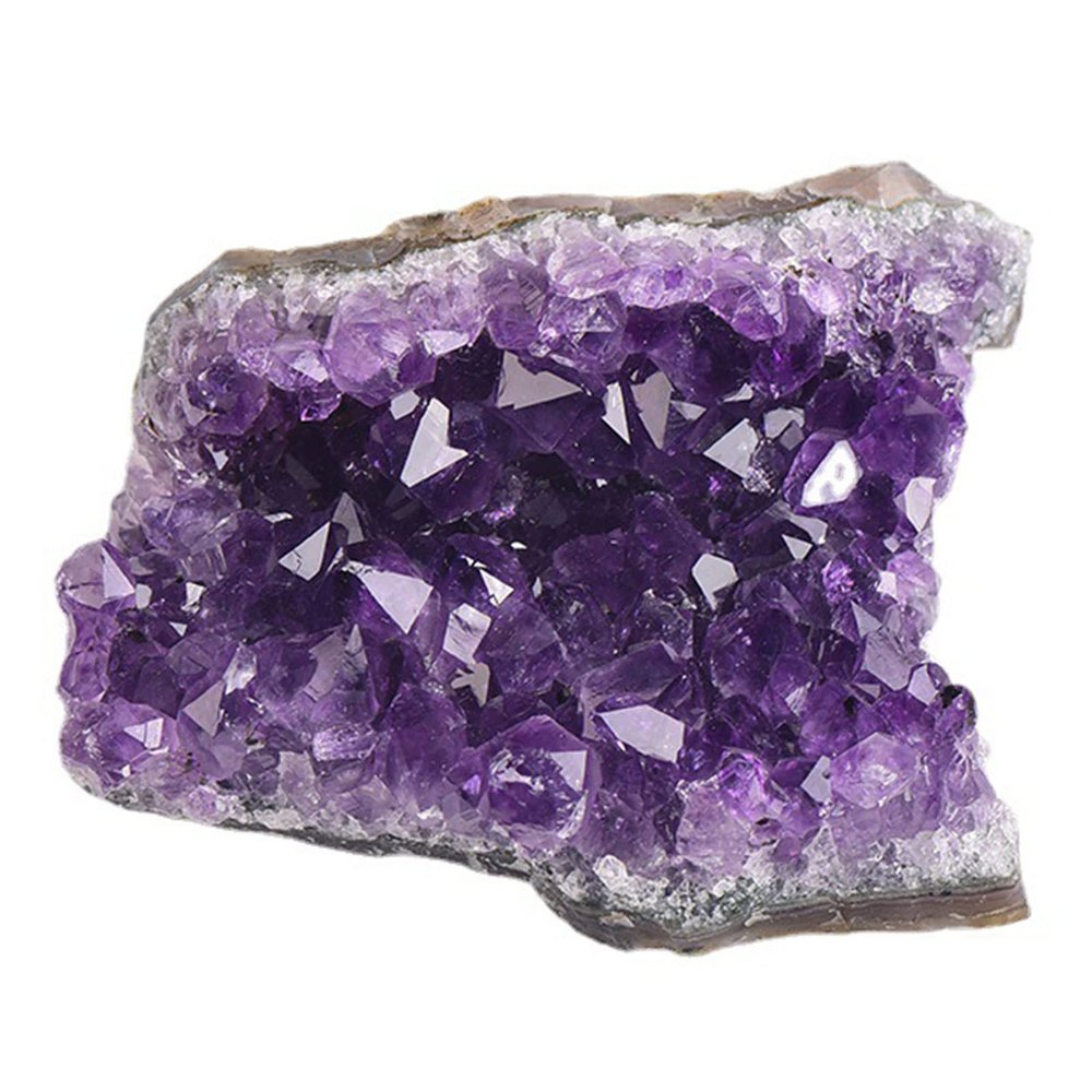 Amethyst Crystal Cluster, Raw Purple Quartz Healing Crystal Natural Amethyst Rock Mineral Stone Gemstone Specimen for Feng Shui,Reiki,Meditation, Lucky Home Decor Spiritual Gifts,80-100g