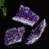 Amethyst Crystal Cluster, Raw Purple Quartz Healing Crystal Natural Amethyst Rock Mineral Stone Gemstone Specimen for Feng Shui,Reiki,Meditation, Lucky Home Decor Spiritual Gifts,80-100g view 3