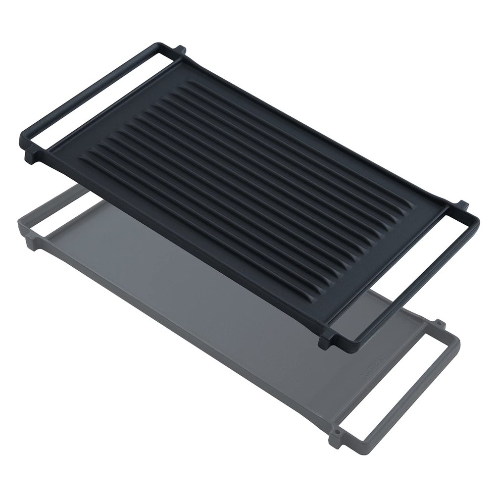 Allstare WB31X24998 WB31X24738 Griddle Replacement Parts for GE Stove Top Parts JXGRILL1 General Electric Gas Range Reversible Cast Iron Center Griddle Plate Flat Top Pan 1 Pack