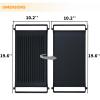 Allstare WB31X24998 WB31X24738 Griddle Replacement Parts for GE Stove Top Parts JXGRILL1 General Electric Gas Range Reversible Cast Iron Center Griddle Plate Flat Top Pan 1 Pack view 2