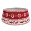 ZHENYANG CAREG 30 Inch Christmas Tree Skirt Black White Plaid Base Collar Around Xmas Decor 77UD (Color : 0, Tree Skirt Diameter : 30.31in) view 1