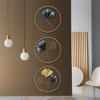 3pcs Leaf Sculpture Leaf Metal Wall Art Wall Hanging Decor for Living Room Home Decor view 4