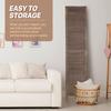 3 Panel Room Divider, Wall Wood Room Divider Screen Room Separators Privacy Wall Folding Portable Partition Screen for Home Office Restaurant, Beauty Salon, Spa Shop(Brown) view 3