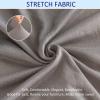 ANMUR Elastic Bar Stool Covers Set of 2/4/6 Soft Barstool Slipcover Stretch Short Back Dining Chair Covers Upholstered Chair Seat Cover for Living Room Kitchen Wedding Party view 4