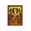 Metamorphosis Jesus Christ icon, Handmade Greek Orthodox icon of the Transfiguration, Byzantine Art wall Hanging Wood Plaque, Religious Gift 7x10cm view 1