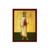 Saint Stephen icon, Handmade Greek Orthodox icon St Stephen the Apostle, Byzantine Art wall Hanging on Wood Plaque icon, Religious Decor 7x10cm view 1