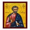 Saint Jude icon the Apostle, Handmade Greek Orthodox icon of St Jude of Thaddeus, Byzantine Art wall Hanging, Religious Gift 7x10cm view 3